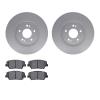 4302-03066 Geospec Brake Rotors with 3000-Series Ceramic Brake Pads Kit, Fits Select Kia/Hyundai/Genesis, Position: Front - image 1