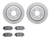4302-03069 Geospec Brake Rotors with 3000-Series Ceramic Brake Pads Kit, 2011-2017 Kia/Hyundai/Genesis, Position: Rear - image 1
