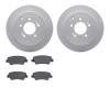 4302-03078 Geospec Brake Rotors with 3000-Series Ceramic Brake Pads Kit, Fits Select Kia/Hyundai/Genesis, Position: Rear - image 1