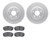4302-03080 Geospec Brake Rotors with 3000-Series Ceramic Brake Pads Kit, Fits Select Kia/Hyundai/Genesis, Position: Front - image 1