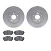 4302-03081 Geospec Brake Rotors with 3000-Series Ceramic Brake Pads Kit, 2016-2020 Kia/Hyundai/Genesis, Position: Front - image 1