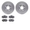 4302-03083 Geospec Brake Rotors with 3000-Series Ceramic Brake Pads Kit, Fits Select Kia/Hyundai/Genesis, Position: Front - image 1