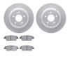 4302-03086 Geospec Brake Rotors with 3000-Series Ceramic Brake Pads Kit, 2018-2020 Kia/Hyundai/Genesis, Position: Rear - image 1