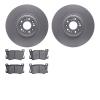 4302-10001 Geospec Brake Rotors with 3000-Series Ceramic Brake Pads Kit, Fits Select Kia/Hyundai/Genesis, Position: Front - image 1