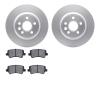 4302-11012 Geospec Brake Rotors with 3000-Series Ceramic Brake Pads Kit, 2012-2015 Land Rover, Position: Rear - image 1