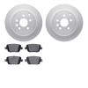4302-11014 Geospec Brake Rotors with 3000-Series Ceramic Brake Pads Kit, 2008-2012 Land Rover, Position: Rear - image 1