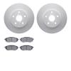 4302-13025 Geospec Brake Rotors with 3000-Series Ceramic Brake Pads Kit, 2015-2015 Subaru, Position: Front - image 1