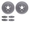 4302-13029 Geospec Brake Rotors with 3000-Series Ceramic Brake Pads Kit, Fits Select Subaru, Position: Rear - image 1