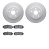 4302-13034 Geospec Brake Rotors with 3000-Series Ceramic Brake Pads Kit, 2016-2019 Subaru, Position: Front - image 1