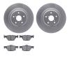 4302-13038 Geospec Brake Rotors with 3000-Series Ceramic Brake Pads Kit, Fits Select Subaru, Position: Rear - image 1