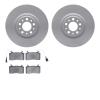 4302-16002 Geospec Brake Rotors with 3000-Series Ceramic Brake Pads Kit, 2017-2021 Alfa Romeo, Position: Front