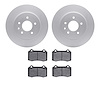 4302-20001 Geospec Brake Rotors with 3000-Series Ceramic Brake Pads Kit, 2000-2006 Jaguar, Position: Rear - image 1