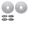 4302-20002 Geospec Brake Rotors with 3000-Series Ceramic Brake Pads Kit, 2001-2008 Multiple Makes/Models, Position: Front