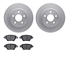 4302-20003 Geospec Brake Rotors with 3000-Series Ceramic Brake Pads Kit, 2001-2004 Multiple Makes/Models, Position: Rear - image 1