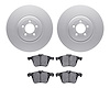 4302-20005 Geospec Brake Rotors with 3000-Series Ceramic Brake Pads Kit, 2006-2019 Jaguar, Position: Front