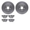 4302-20015 Geospec Brake Rotors with 3000-Series Ceramic Brake Pads Kit, Fits Select Jaguar, Position: Rear - image 1