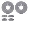 4302-21003 Geospec Brake Rotors with 3000-Series Ceramic Brake Pads Kit, 2003-2006 Kia/Hyundai/Genesis, Position: Front - image 1