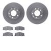 4302-21004 Geospec Brake Rotors with 3000-Series Ceramic Brake Pads Kit, 2004-2005 Kia/Hyundai/Genesis, Position: Front - image 1