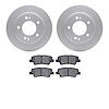 4302-21026 Geospec Brake Rotors with 3000-Series Ceramic Brake Pads Kit, Fits Select Kia/Hyundai/Genesis, Position: Rear - image 1