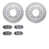 4302-21030 Geospec Brake Rotors with 3000-Series Ceramic Brake Pads Kit, 2007-2014 Kia/Hyundai/Genesis, Position: Rear - image 1