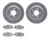 4302-21036 Geospec Brake Rotors with 3000-Series Ceramic Brake Pads Kit, 2017-2020 Kia/Hyundai/Genesis, Position: Rear - image 1
