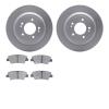 4302-21037 Geospec Brake Rotors with 3000-Series Ceramic Brake Pads Kit, Fits Select Kia/Hyundai/Genesis, Position: Rear - image 1