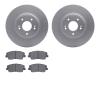 4302-21038 Geospec Brake Rotors with 3000-Series Ceramic Brake Pads Kit, Fits Select Kia/Hyundai/Genesis, Position: Front - image 1