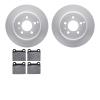 4302-27001 Geospec Brake Rotors with 3000-Series Ceramic Brake Pads Kit, 1996-2004 Volvo, Position: Rear - image 1