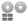 4302-27004 Geospec Brake Rotors with 3000-Series Ceramic Brake Pads Kit, 1976-1993 Volvo, Position: Front - image 1
