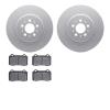 4302-27013 Geospec Brake Rotors with 3000-Series Ceramic Brake Pads Kit, 2004-2007 Volvo, Position: Rear - image 1