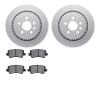 4302-27030 Geospec Brake Rotors with 3000-Series Ceramic Brake Pads Kit, 2010-2017 Volvo, Position: Rear - image 1