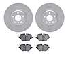 4302-31002 Geospec Brake Rotors with 3000-Series Ceramic Brake Pads Kit, Fits Select Multiple Makes/Models, Position: Front