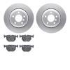 4302-31023 Geospec Brake Rotors with 3000-Series Ceramic Brake Pads Kit, 2001-2006 BMW, Position: Rear - image 1
