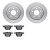 4302-31028 Geospec Brake Rotors with 3000-Series Ceramic Brake Pads Kit, 2006-2010 BMW, Position: Rear - image 1