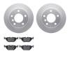 4302-31032 Geospec Brake Rotors with 3000-Series Ceramic Brake Pads Kit, 1996-2002 BMW, Position: Rear - image 1