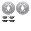 4302-31034 Geospec Brake Rotors with 3000-Series Ceramic Brake Pads Kit, 2001-2005 BMW, Position: Rear - image 1