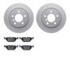 4302-31036 Geospec Brake Rotors with 3000-Series Ceramic Brake Pads Kit, 2003-2008 BMW, Position: Rear - image 1