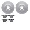 4302-31047 Geospec Brake Rotors with 3000-Series Ceramic Brake Pads Kit, 2007-2019 BMW, Position: Rear - image 1