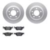 4302-31061 Geospec Brake Rotors with 3000-Series Ceramic Brake Pads Kit, 2006-2013 BMW, Position: Rear - image 1