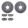 4302-31073 Geospec Brake Rotors with 3000-Series Ceramic Brake Pads Kit, 2009-2016 BMW, Position: Rear - image 1