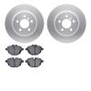 4302-31075 Geospec Brake Rotors with 3000-Series Ceramic Brake Pads Kit, 2011-2016 BMW, Position: Rear - image 1