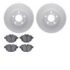 4302-31077 Geospec Brake Rotors with 3000-Series Ceramic Brake Pads Kit, 2011-2018 BMW, Position: Rear - image 1