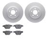 4302-31080 Geospec Brake Rotors with 3000-Series Ceramic Brake Pads Kit, 2011-2019 BMW, Position: Front