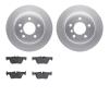 4302-31087 Geospec Brake Rotors with 3000-Series Ceramic Brake Pads Kit, 2013-2013 BMW, Position: Rear - image 1
