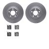 4302-31090 Geospec Brake Rotors with 3000-Series Ceramic Brake Pads Kit, 2012-2020 BMW, Position: Rear - image 1