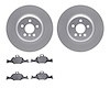 4302-31097 Geospec Brake Rotors with 3000-Series Ceramic Brake Pads Kit, Fits Select BMW, Position: Front