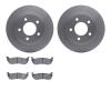 4302-39012 Geospec Brake Rotors with 3000-Series Ceramic Brake Pads Kit, 2004-2008 Mopar, Position: Rear - image 1