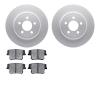 4302-39017 Geospec Brake Rotors with 3000-Series Ceramic Brake Pads Kit, Fits Select Mopar, Position: Rear - image 1