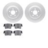 4302-39019 Geospec Brake Rotors with 3000-Series Ceramic Brake Pads Kit, 2006-2014 Mopar, Position: Rear - image 1
