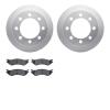 4302-40016 Geospec Brake Rotors with 3000-Series Ceramic Brake Pads Kit, 2000-2002 Mopar, Position: Rear - image 1